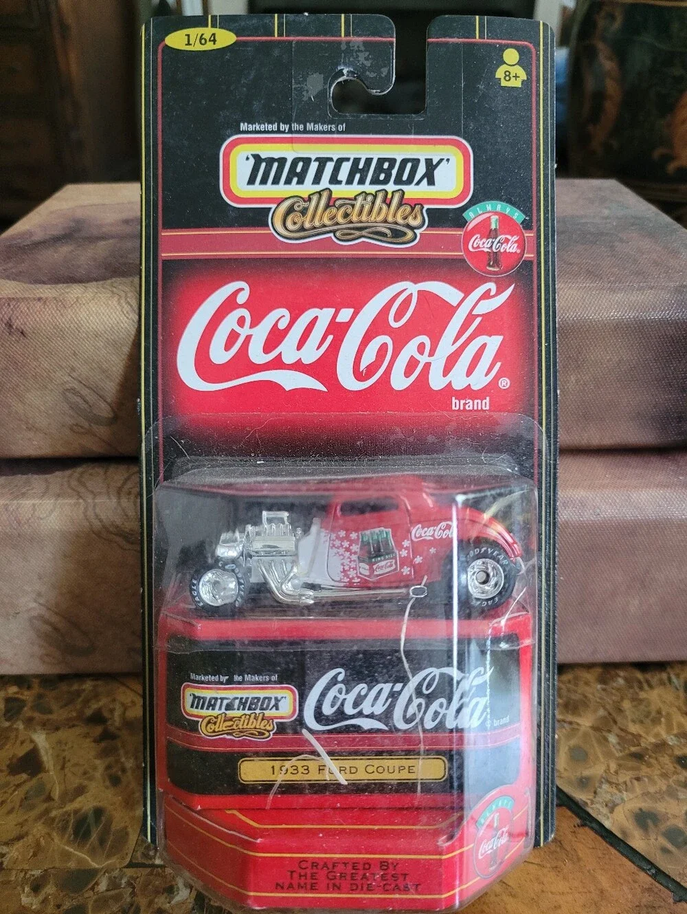 Matchbox Collectibles Coca-Cola 1933 Ford Coupe Toy Car - Red